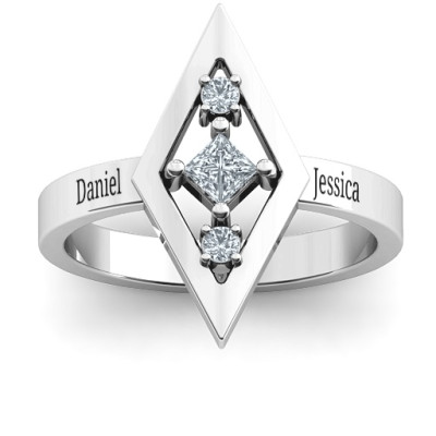Playing with Diamonds Ring - All Birthstone™