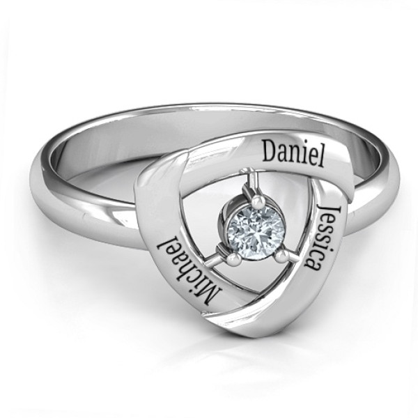 Protective Shield Ring - All Birthstone™