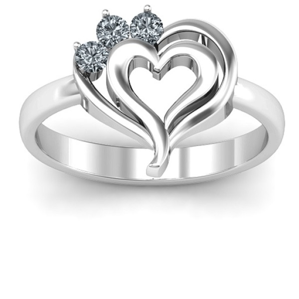 Radial Love Ring - All Birthstone™