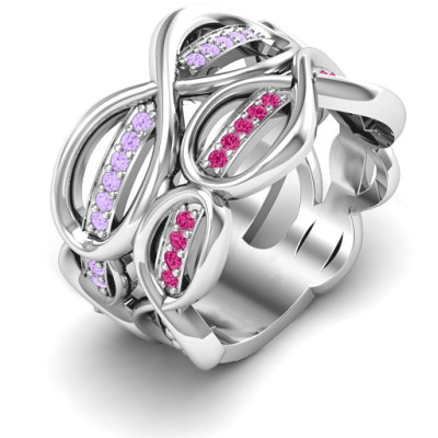 Ravishing Love Infinity Ring - All Birthstone™