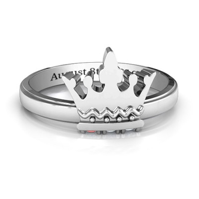 Royal Family Princess Tiara Ring - All Birthstone™