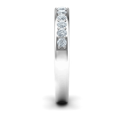 Shadow Band of Stones Ring  - All Birthstone™
