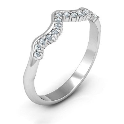 Solitaire Infinity Shadow Band - All Birthstone™