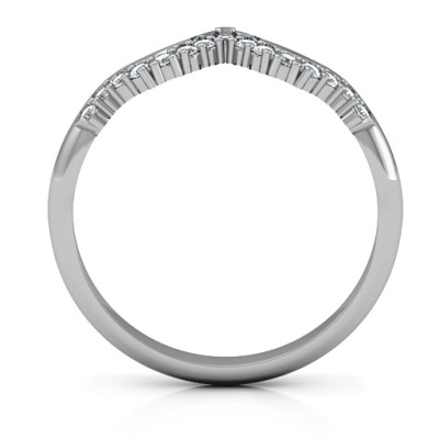 Solitaire Infinity Shadow Band - All Birthstone™