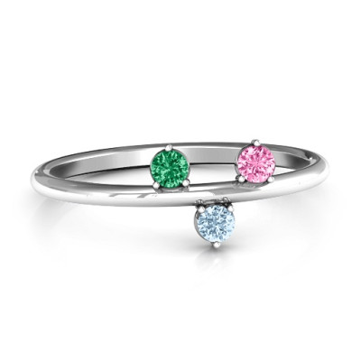 Stackable Sparkle 1-5 Stone Ring  - All Birthstone™
