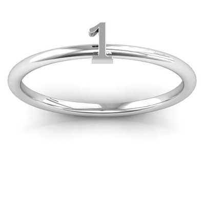 Stackr Number Ring - All Birthstone™