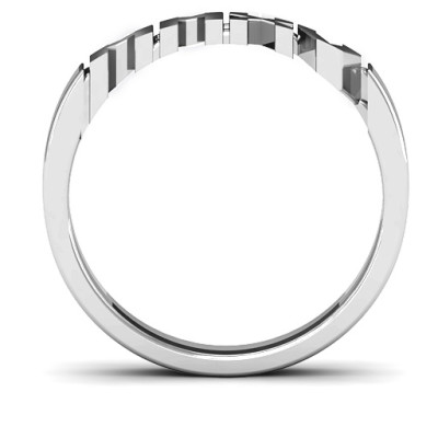 Sterling Silver 2015 Roman Numeral Graduation Ring - All Birthstone™