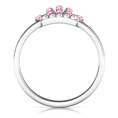 Sterling Silver Queen Of The Castle Crown Ring - All Birthstone™