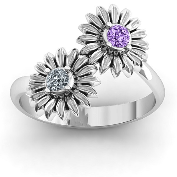 Sun Flowers Ring - All Birthstone™