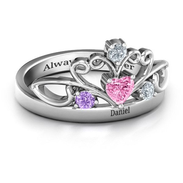 Tale Of True Love Tiara ring - All Birthstone™