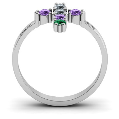 The Cross Ring - All Birthstone™