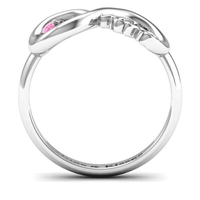 XOXO Infinity Ring - All Birthstone™