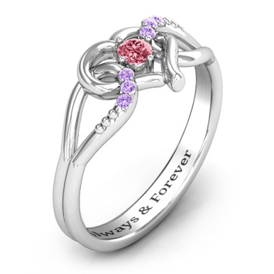 You Have My Heart Ring with Accents - All Birthstone™