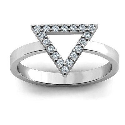 Your Best Triangle with Accents Ring - All Birthstone™
