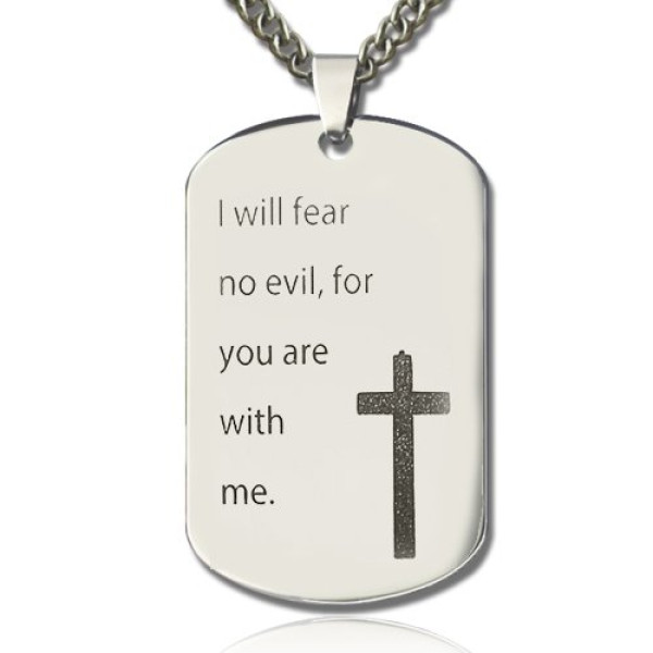 Military Dog Tag Name Necklace - All Birthstone™