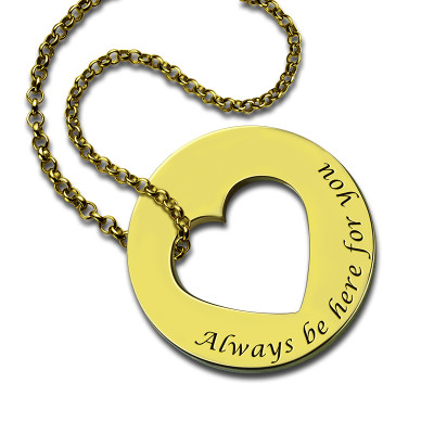 Always Be Here For You Promise Necklace - All Birthstone™