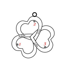 Your Story in Gold: The Triple Heart Necklace<br>