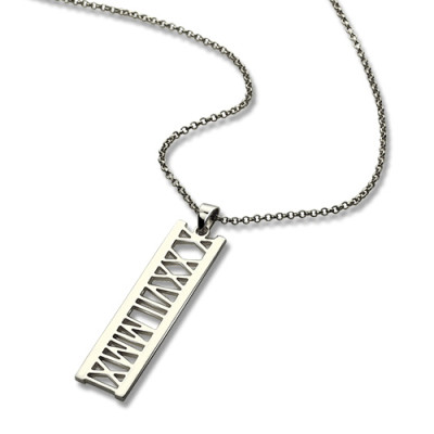 Special Date Necklace Sterling Silver - All Birthstone™