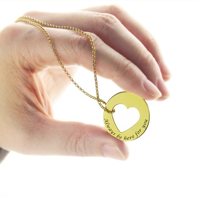 Always Be Here For You Promise Necklace - All Birthstone™
