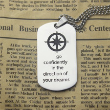 Your Guide to Crafting Our Compass Dog Tag Necklace