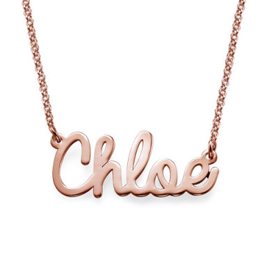 Personalised Stylish Name Necklace In Silver/Gold/Rose Gold - All Birthstone™
