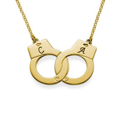 Handcuff Necklace in 18ct Gold Plating - All Birthstone™