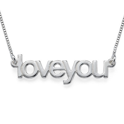 I Love You Necklace - All Birthstone™