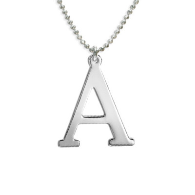 Initials Necklace in Silver - All Birthstone™