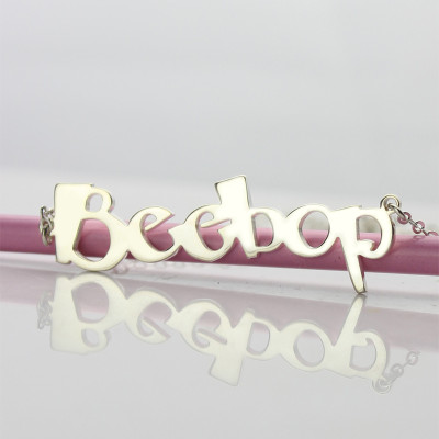 Personalised Letter Name Necklace Sterling Silver - All Birthstone™