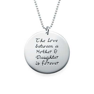 Mother Daughter Gift - Set of Three Engraved Necklaces - All Birthstone™