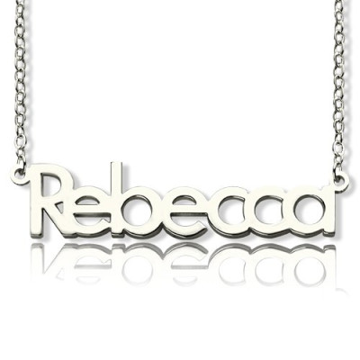 Make Your Own Name Necklace Sterling Silver - All Birthstone™