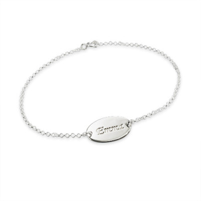 Sterling Silver Personalised Baby Bracelets/Anklet - All Birthstone™