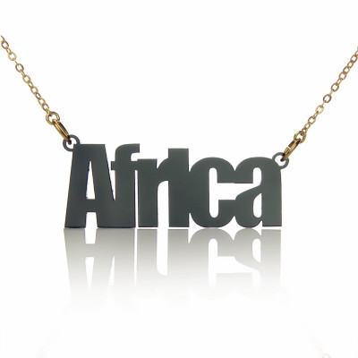 Acrylic Name Necklace Swis721 BIKCn BT Font Necklace - All Birthstone™