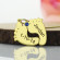 Personalised 18ct Gold Baby Feet Charms | Birthstone Keepsake