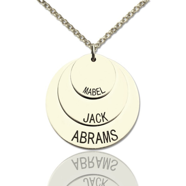Jewellery For Moms - Three Disc Necklace - All Birthstone™