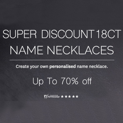 Up To 70% Off - Gold Name Necklace & Rings - Discount Selection - All Birthstone™