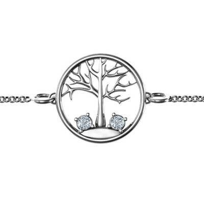 Personalised 1 - 4 Stone Family Tree Bracelet  - All Birthstone™