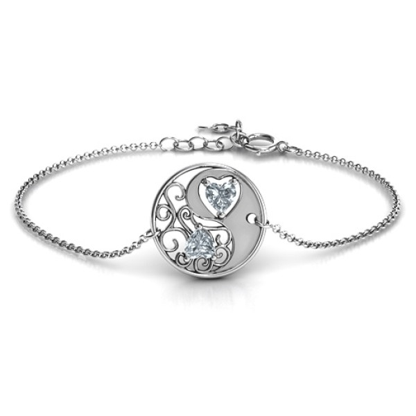 Personalised Love, Life and Balance Bracelet - All Birthstone™