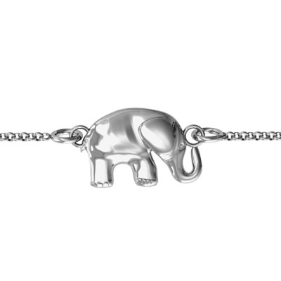 Personalised Lucky Elephant Bracelet - All Birthstone™