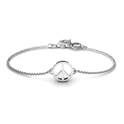 Personalised Shanti Peace Bracelet - All Birthstone™