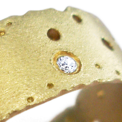 Diamond And 18ct Yellow Gold Ring - All Birthstone™