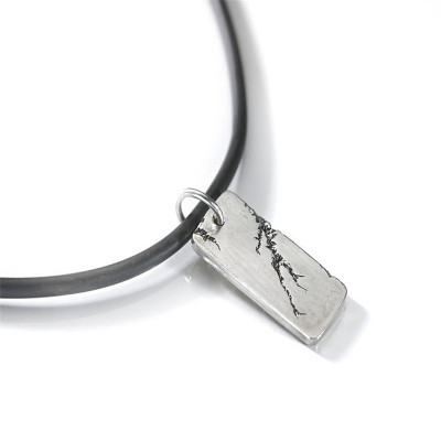 Mens Strike Silver Pendant - All Birthstone™