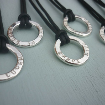Unisex Silver Halo Necklace - All Birthstone™