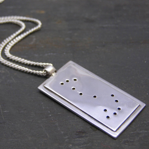 Sterling Silver Constellation Necklace - All Birthstone™