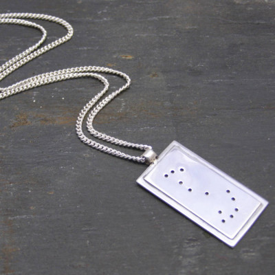 Sterling Silver Constellation Necklace - All Birthstone™