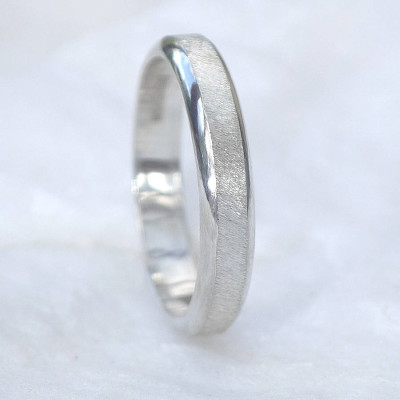 Diamond Cut Textured Sterling Silver Ring - All Birthstone™
