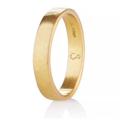 Loki Mens Fairtrade 18ct Gold Wedding Ring - All Birthstone™