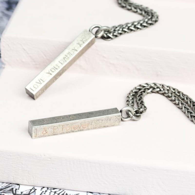 Custom Number Necklace for Men Women Hip Hop Personalised Pendant Necklace,Silver  - Walmart.com