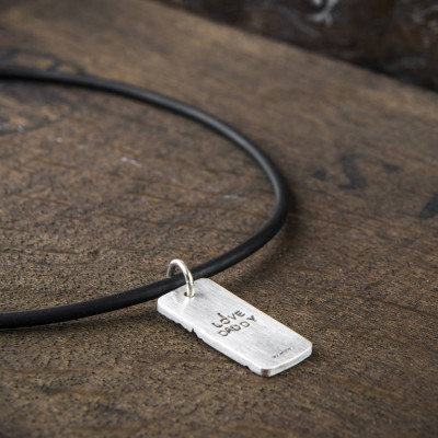 Mens Strike Silver Pendant - All Birthstone™