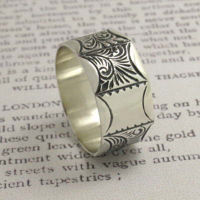 Mens Victorian Style Ring - All Birthstone™